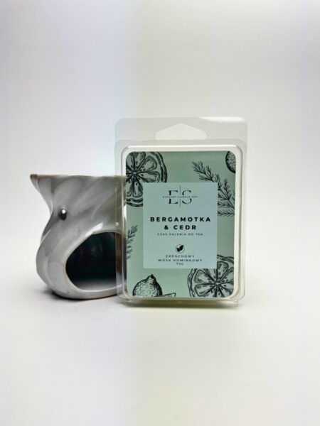 Wosk kominkowy – Bergamotka & Cedr