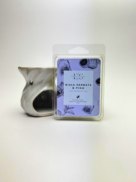 Wosk kominkowy – Biała Herbata & Figa