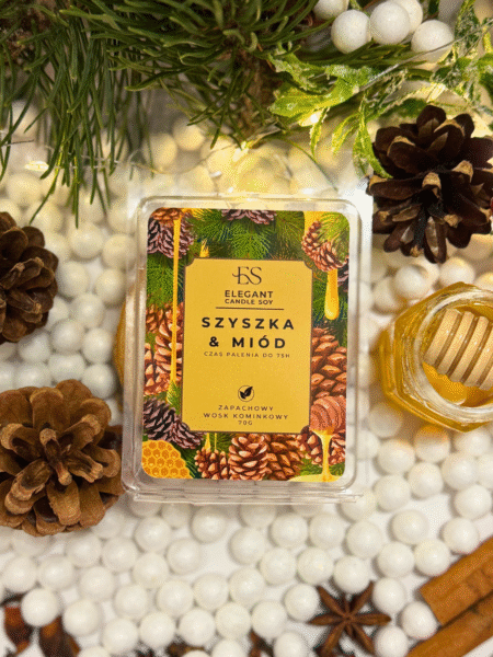 Wosk kominkowy – Szyszka & Miód